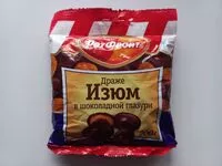 Mängden socker i Драже Изюм в шоколадной глазури