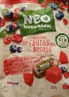 Mängden socker i Gelatina con frutas