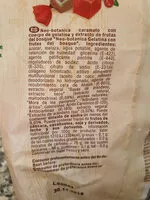 Mängden socker i Gelatina con frutas del bosque