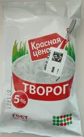 Mängden socker i Творог 5% Красная цена