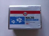 Mängden socker i Масло сливочное 72,5%