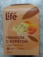 Mängden socker i Гранола с курагой