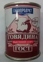 Mängden socker i Говядина тушеная высший сорт