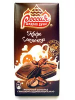 Mängden socker i Кофе с молоком