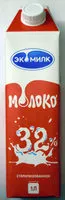 Mängden socker i Молоко 3,2 %