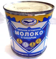Mängden socker i Молоко цельное сгущенное с сахаром