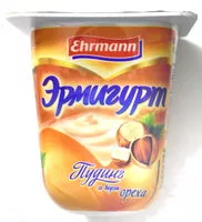 Mängden socker i Эрмигурт Пудинг со вкусом ореха