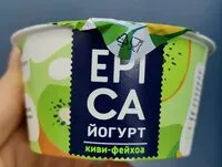Mängden socker i Йогурт с киви и фейхоа "EPICA"