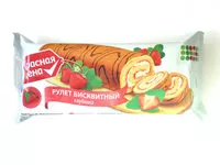 Mängden socker i Рулет бисквитный клубника