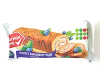 Mängden socker i Рулет бисквитный черника