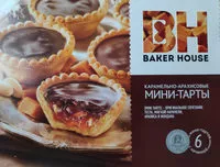 Mängden socker i карамельно-арахисовые мини-тарты