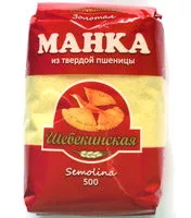 Mängden socker i Манка из твердой пшеницы