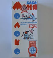 Mängden socker i Молоко ультрапастеризованное питьевое 3,2 %