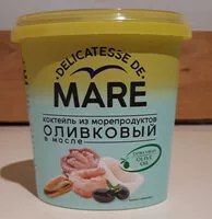 Mängden socker i Коктейль из морепродуктов в масле
