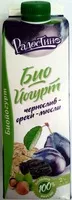 Mängden socker i Биойогурт фруктово-ягодный 2% Чернослив-орехи-мюсли