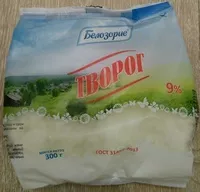 Mängden socker i Творог 9%