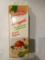 Mängden socker i Йогурт фруктово-ягодный с массовой долей жира 2,0% Белый персик