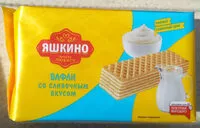 Mängden socker i Вафли "Со сливочным вкусом"