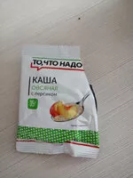 Mängden socker i Каша овсяная с персиком