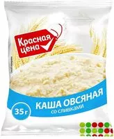 Mängden socker i Каша овсяная со сливками