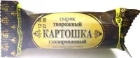 Mängden socker i Сырок творожный «Картошка» глазированный