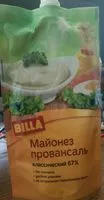 Mängden socker i Майонез провансаль классический 67%