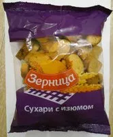 Mängden socker i Сухари с изюмом