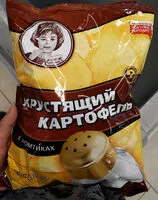 Mängden socker i Хрустящий картофель с солью