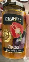 Mängden socker i Икра баклажанная