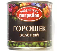 Mängden socker i Горошек зелёный