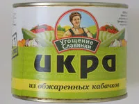 Mängden socker i Икра из обжаренных кабачков