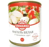 Mängden socker i Фасоль белая в томатном соусе