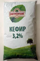 Mängden socker i Кефир 3,2%