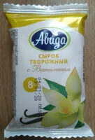 Mängden socker i Сырок творожный с сахаром и ванилином