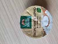 Mängden socker i Творожное зерно в сливках