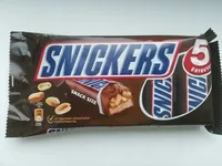 Mängden socker i 5 батончиков Snickers