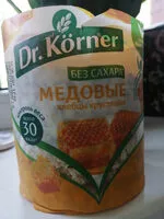 Mängden socker i Dr. Korner медовые хлебцы