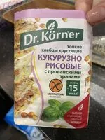 Mängden socker i Dr.Korner кукурузно-рисовые хлебцы