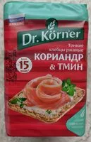 Mängden socker i Тонкие ржаные хлебцы с кориандром и тмином