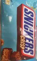 Mängden socker i Snickers crisp
