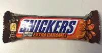 Mängden socker i Snickers Extra caramel