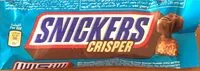 Mängden socker i Snickers crisper
