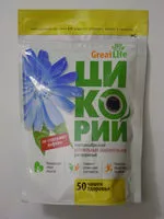 Mängden socker i Цикорий порошкообразный растворимый