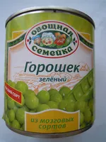 Mängden socker i Горошек зелёный