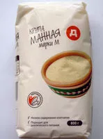 Mängden socker i Крупа манная марки М