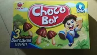 Mängden socker i choco boy (biscuits)