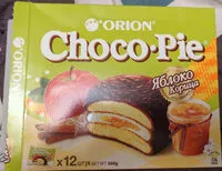Mängden socker i Choco-Pie (яблоко-корица)