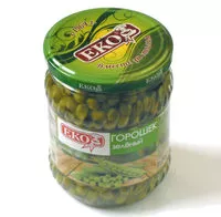 Mängden socker i Горошек зелёный