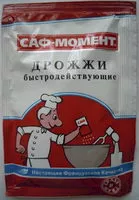 Mängden socker i Дрожжи быстродействующие «Саф-Момент»