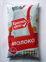 Mängden socker i Молоко 3,2 %